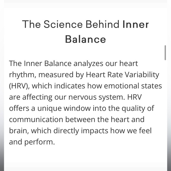 Inner Balance Bluetooth (Android and iPhone) HeartMath - Picture 8 of 10